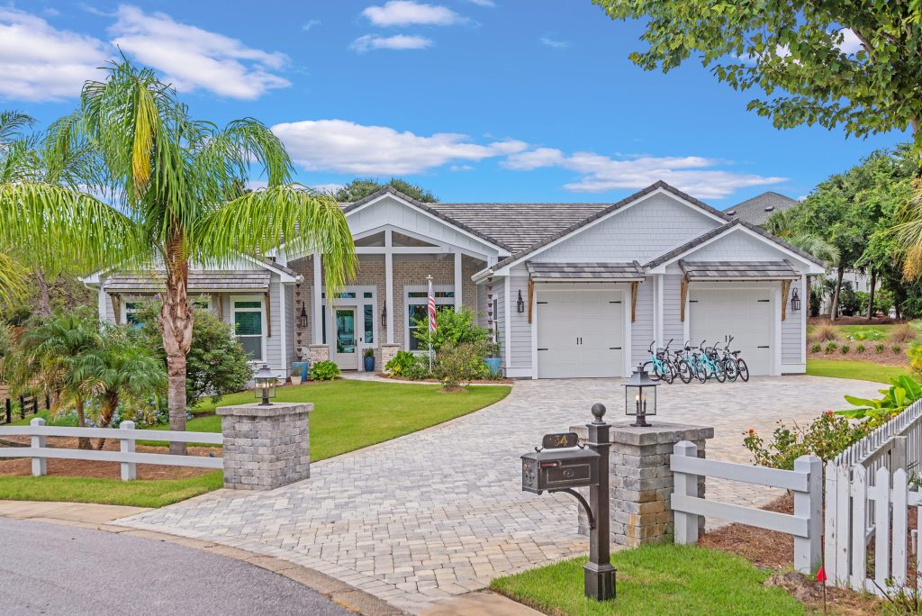 front view of a property in 30a