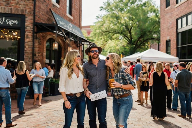 3 persons who enjoying event in Nashville
