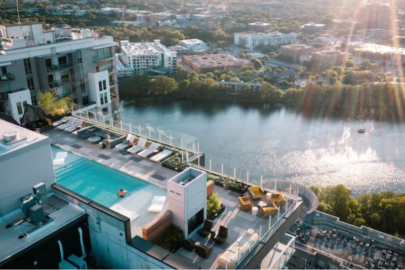 Austin McConaughey| Rooftop Pool|by Barclé